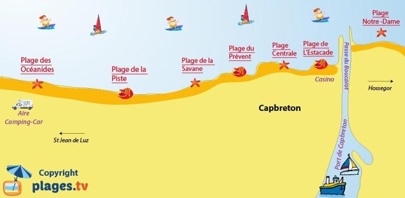 Superbe T3, Havre De Paix, Entre Plage Et Village Capbreton Esterno foto